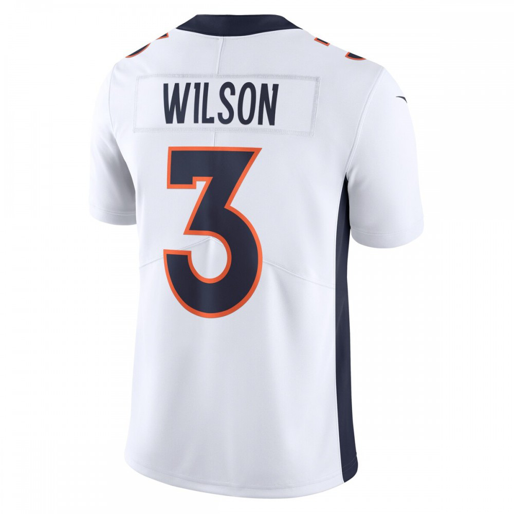 Russell Wilson Denver Broncos Nike Vapor Untouchable Limited Jersey - White-GridironStore